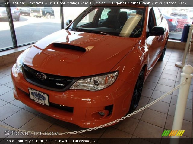 2013 Subaru Impreza WRX 4 Door Orange Special Edition in Tangerine Orange Pearl