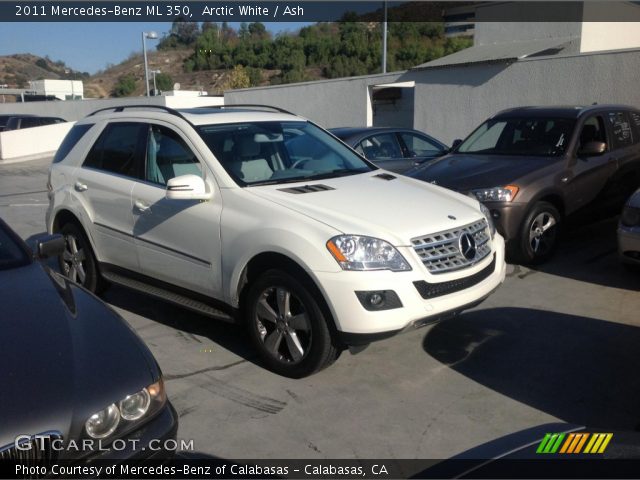 2011 Mercedes-Benz ML 350 in Arctic White