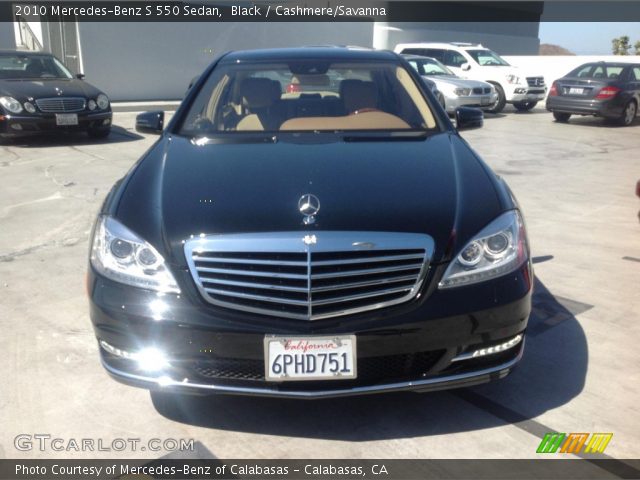 2010 Mercedes-Benz S 550 Sedan in Black