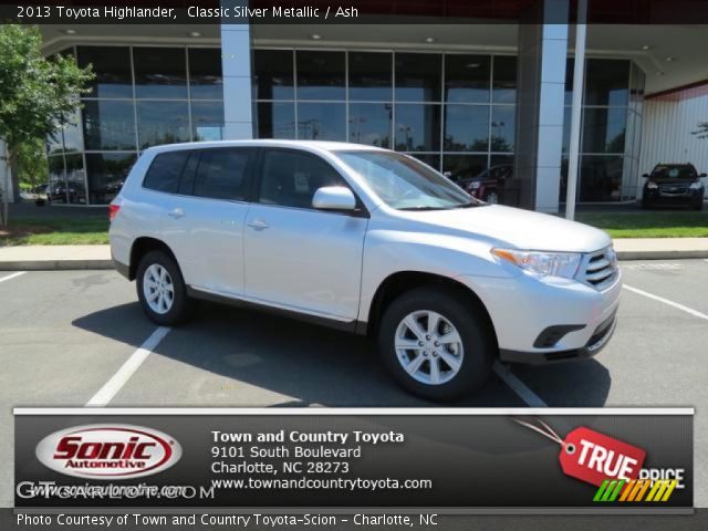 2013 Toyota Highlander  in Classic Silver Metallic