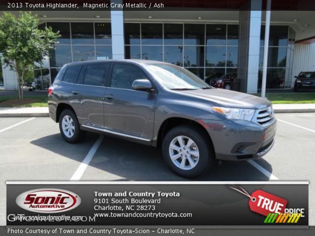 2013 Toyota Highlander  in Magnetic Gray Metallic