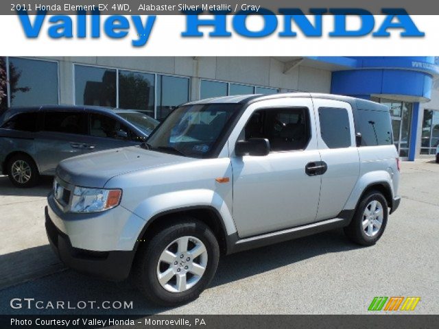 2011 Honda Element EX 4WD in Alabaster Silver Metallic