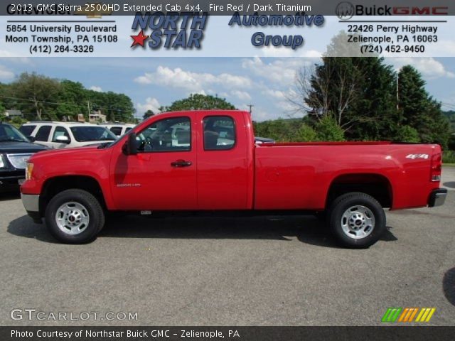 2013 GMC Sierra 2500HD Extended Cab 4x4 in Fire Red