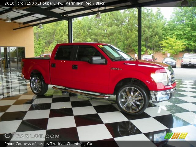 2010 Ford F150 XLT SuperCrew in Vermillion Red
