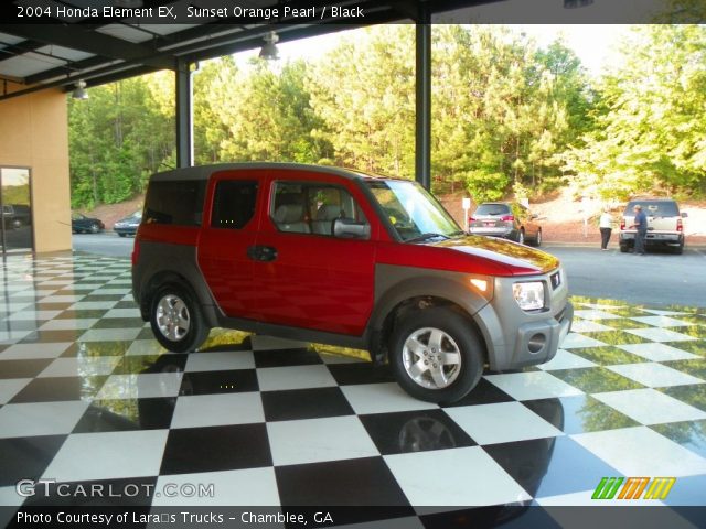 2004 Honda Element EX in Sunset Orange Pearl