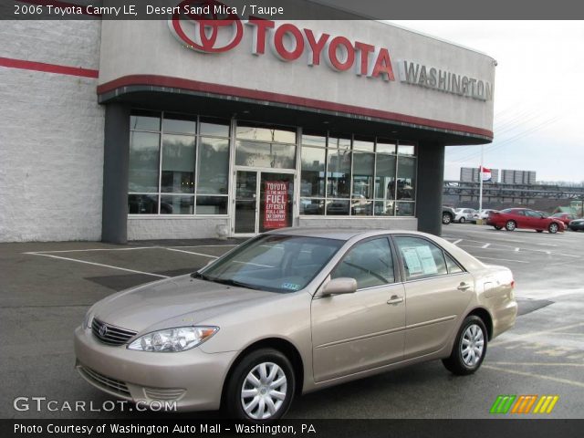 2006 Toyota Camry LE in Desert Sand Mica