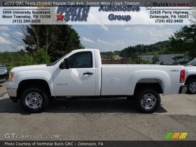 2013 GMC Sierra 2500HD Regular Cab 4x4 in Summit White