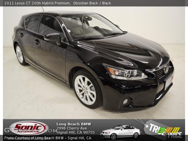 2011 Lexus CT 200h Hybrid Premium in Obsidian Black