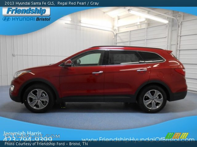 2013 Hyundai Santa Fe GLS in Regal Red Pearl