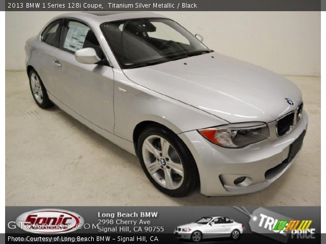 2013 BMW 1 Series 128i Coupe in Titanium Silver Metallic