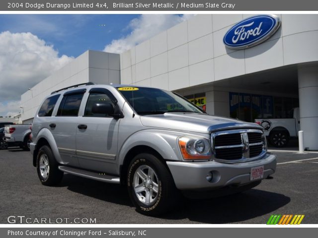 2004 Dodge Durango Limited 4x4 in Brilliant Silver Metallic