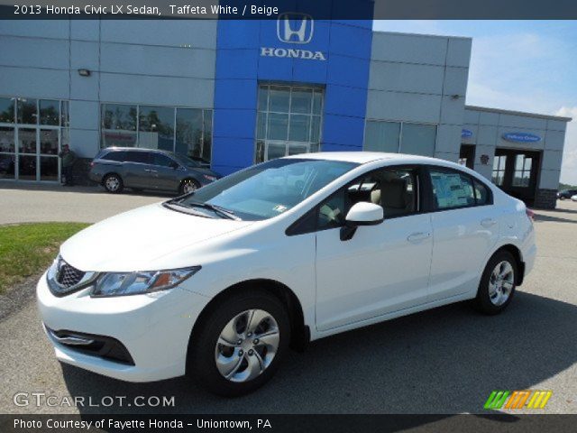 2013 Honda Civic LX Sedan in Taffeta White
