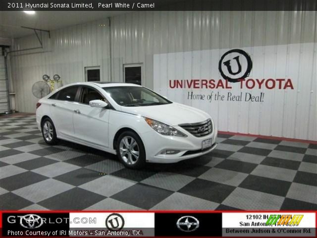 2011 Hyundai Sonata Limited in Pearl White