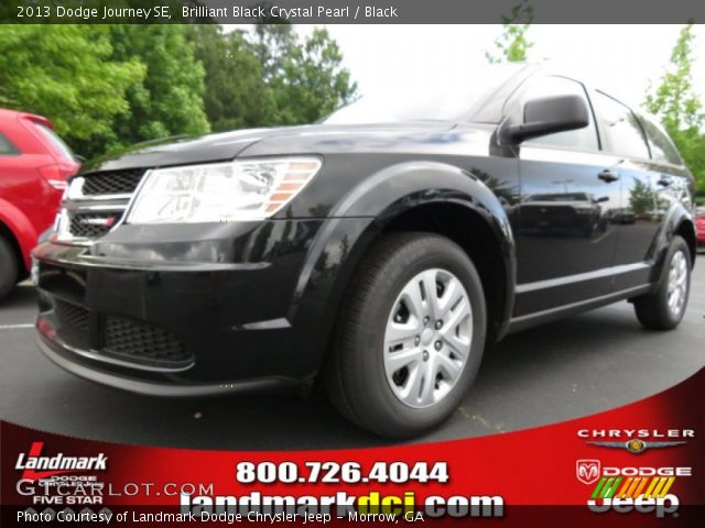 2013 Dodge Journey SE in Brilliant Black Crystal Pearl