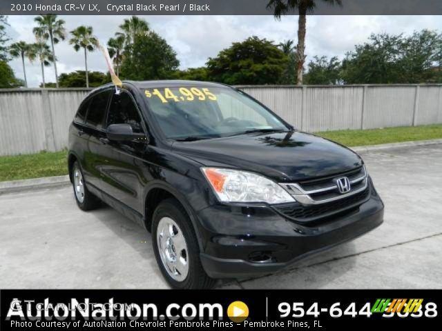 2010 Honda CR-V LX in Crystal Black Pearl