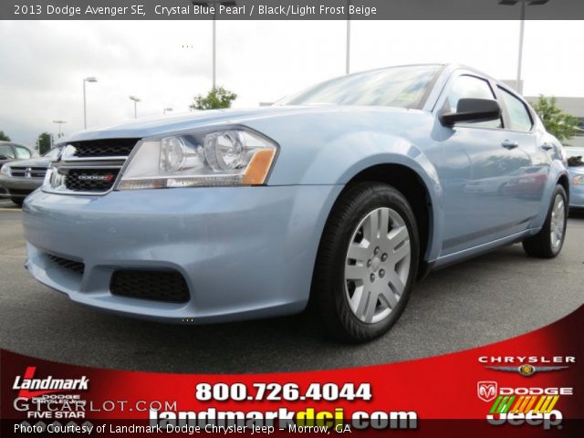 2013 Dodge Avenger SE in Crystal Blue Pearl