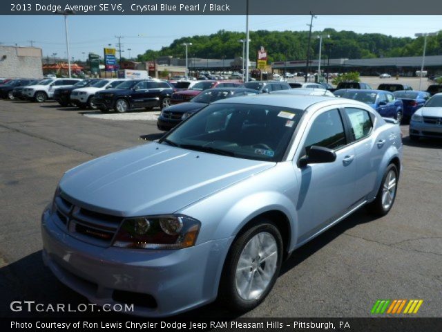 2013 Dodge Avenger SE V6 in Crystal Blue Pearl