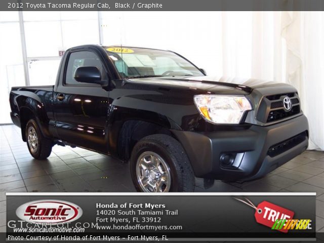 2012 Toyota Tacoma Regular Cab in Black