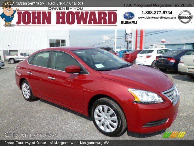 2013 Nissan Sentra SV in Red Brick
