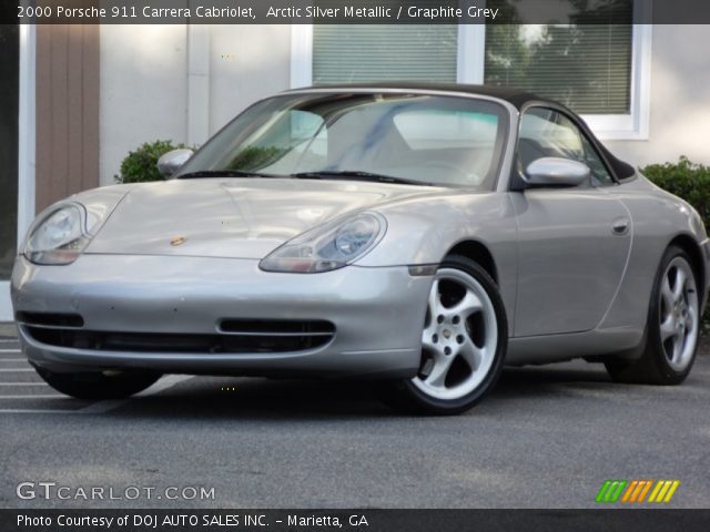 2000 Porsche 911 Carrera Cabriolet in Arctic Silver Metallic