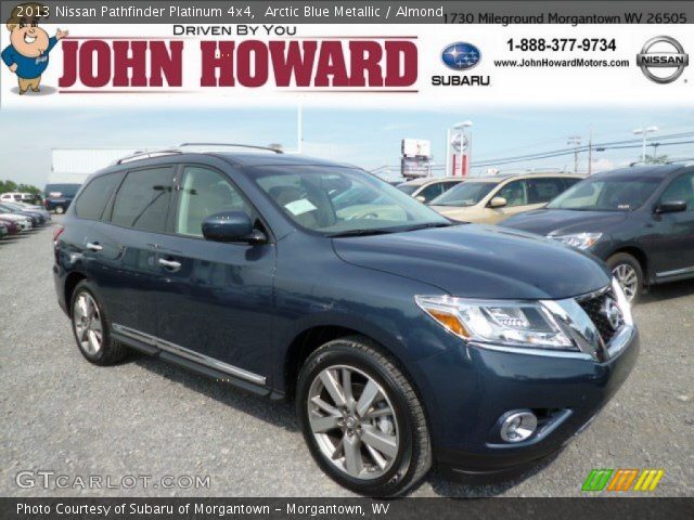 2013 Nissan Pathfinder Platinum 4x4 in Arctic Blue Metallic