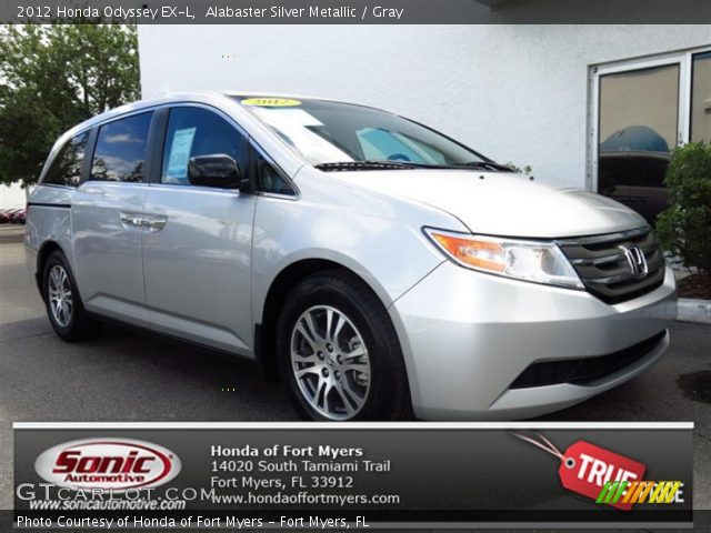 2012 Honda Odyssey EX-L in Alabaster Silver Metallic