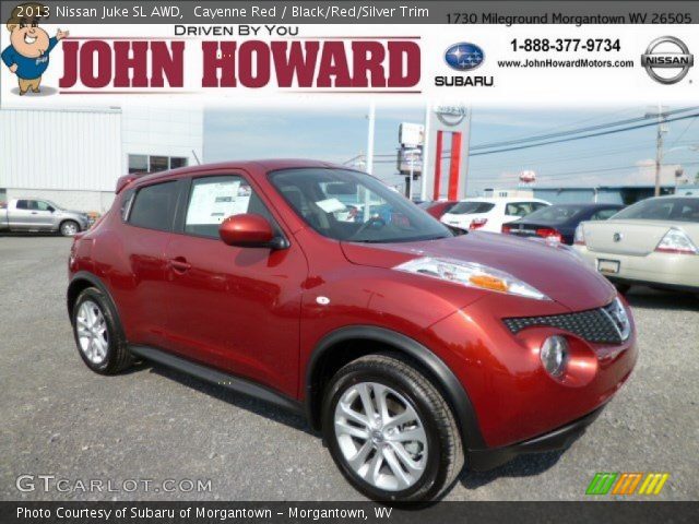 2013 Nissan Juke SL AWD in Cayenne Red