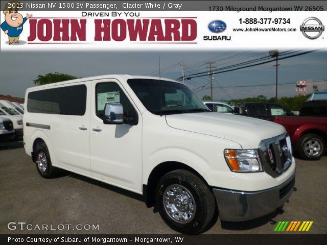 2013 Nissan NV 1500 SV Passenger in Glacier White