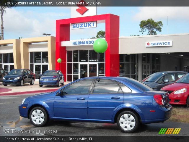 2007 Suzuki Forenza Sedan in Cobalt Blue Metallic