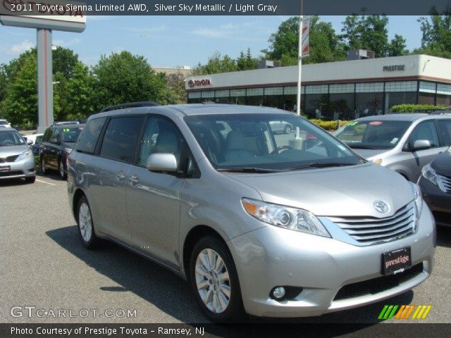 2011 Toyota Sienna Limited AWD in Silver Sky Metallic