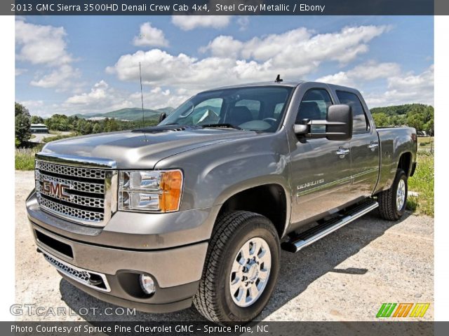 2013 GMC Sierra 3500HD Denali Crew Cab 4x4 in Steel Gray Metallic