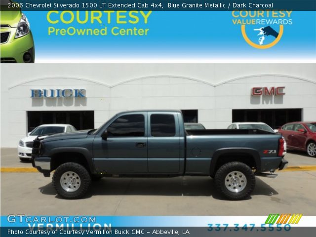 2006 Chevrolet Silverado 1500 LT Extended Cab 4x4 in Blue Granite Metallic