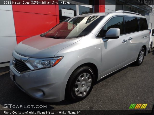 2012 Nissan Quest 3.5 S in Brilliant Silver