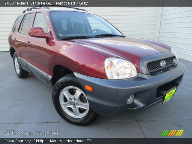 2003 Hyundai Santa Fe GLS in Merlot Red