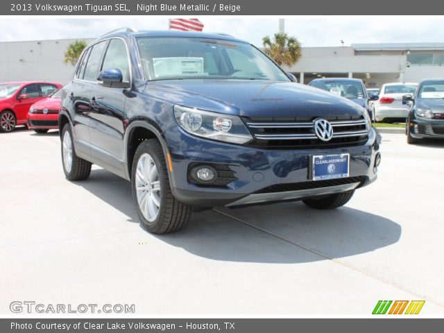 2013 Volkswagen Tiguan SEL in Night Blue Metallic