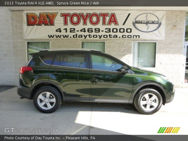 2013 Toyota RAV4 XLE AWD in Spruce Green Mica