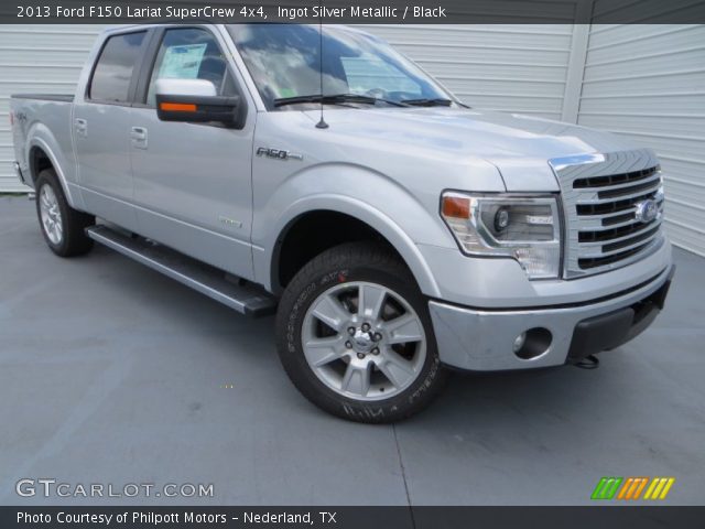 2013 Ford F150 Lariat SuperCrew 4x4 in Ingot Silver Metallic