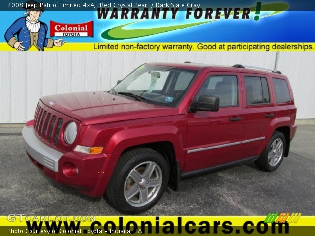 2008 Jeep Patriot Limited 4x4 in Red Crystal Pearl