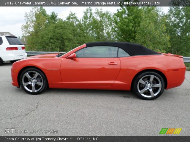 2012 Chevrolet Camaro SS/RS Convertible in Inferno Orange Metallic