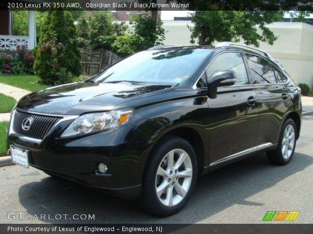 2010 Lexus RX 350 AWD in Obsidian Black
