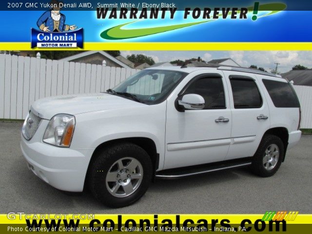 2007 GMC Yukon Denali AWD in Summit White