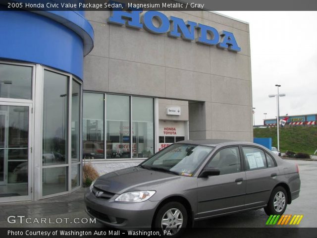 2005 Honda Civic Value Package Sedan in Magnesium Metallic