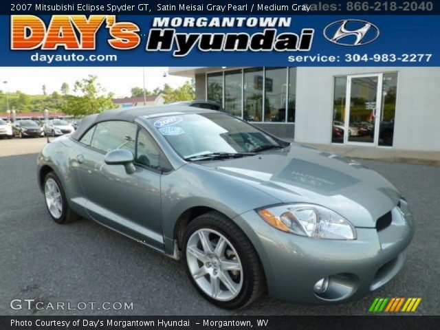 2007 Mitsubishi Eclipse Spyder GT in Satin Meisai Gray Pearl