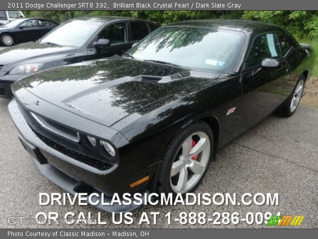 2011 Dodge Challenger SRT8 392 in Brilliant Black Crystal Pearl
