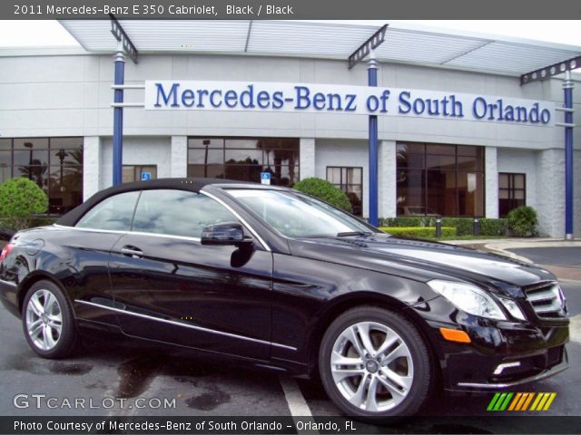 2011 Mercedes-Benz E 350 Cabriolet in Black