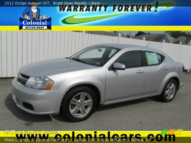 2012 Dodge Avenger SXT in Bright Silver Metallic