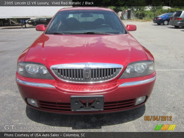 2005 Lincoln LS V6 Luxury in Vivid Red Metallic