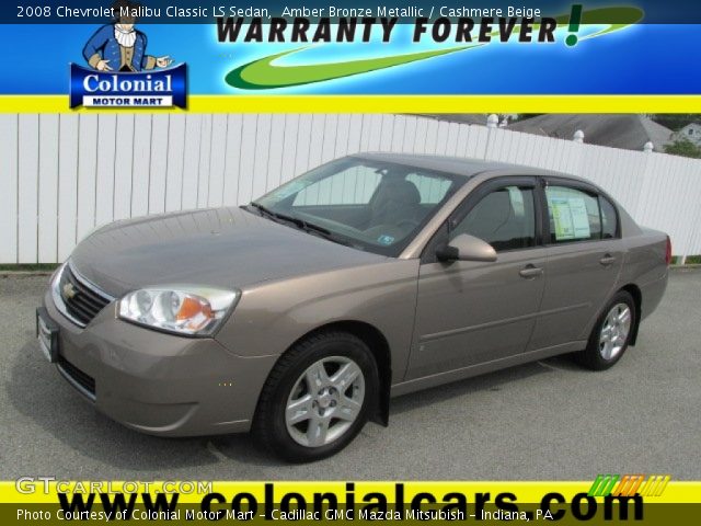 2008 Chevrolet Malibu Classic LS Sedan in Amber Bronze Metallic