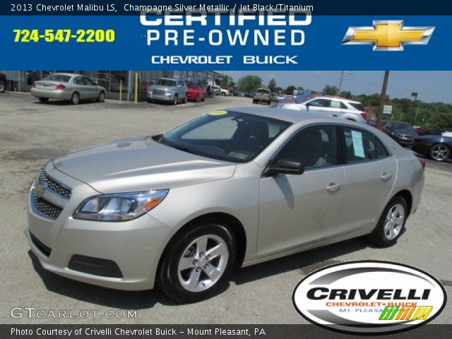 2013 Chevrolet Malibu LS in Champagne Silver Metallic