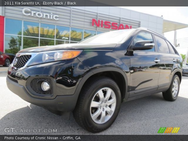 2011 Kia Sorento LX in Ebony Black